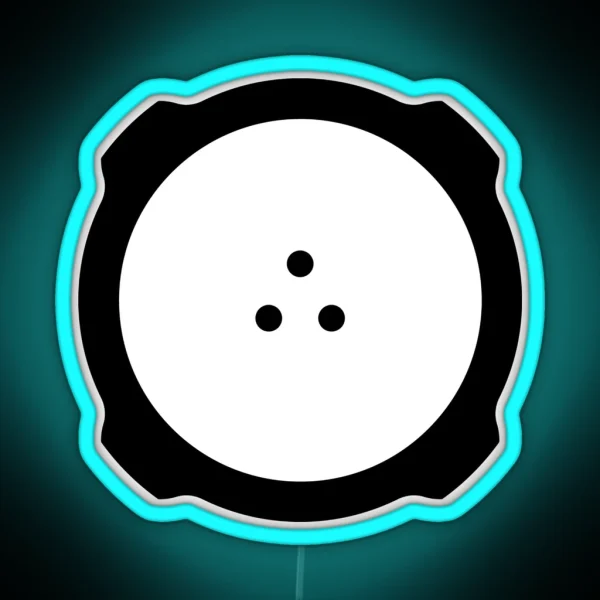 Ghost In The Shell Minimal Design Dark Version RGB Neon Sign