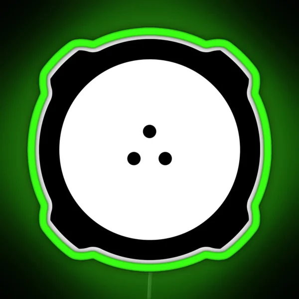 Ghost In The Shell Minimal Design Dark Version RGB Neon Sign