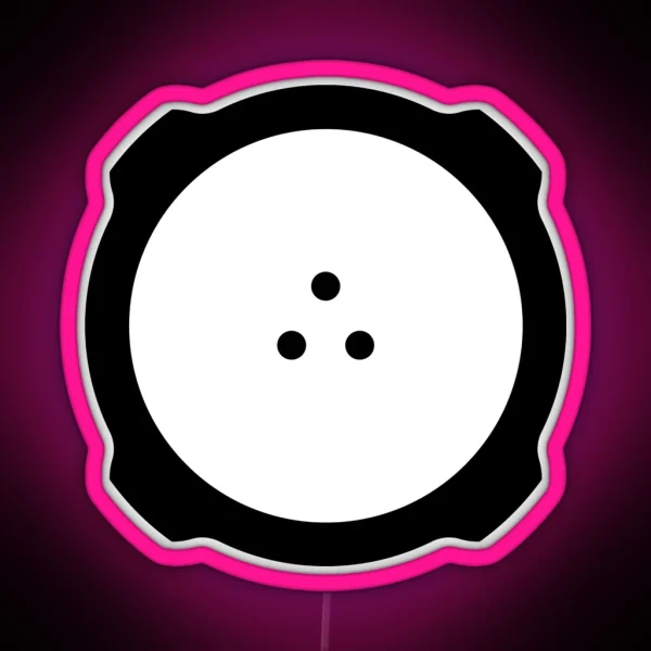 Ghost In The Shell Minimal Design Dark Version RGB Neon Sign