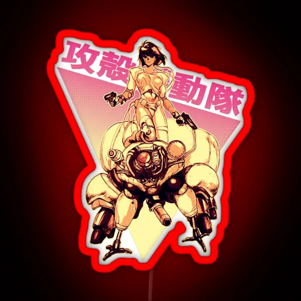 Ghost In The Shell Motoko Kusanagi RGB Neon Sign
