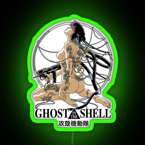 Ghost In The Shell Soilder RGB Neon Sign