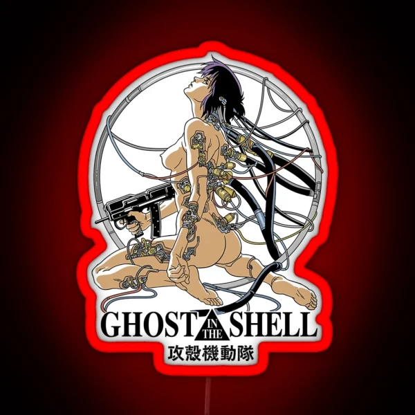 Ghost In The Shell Soilder RGB Neon Sign
