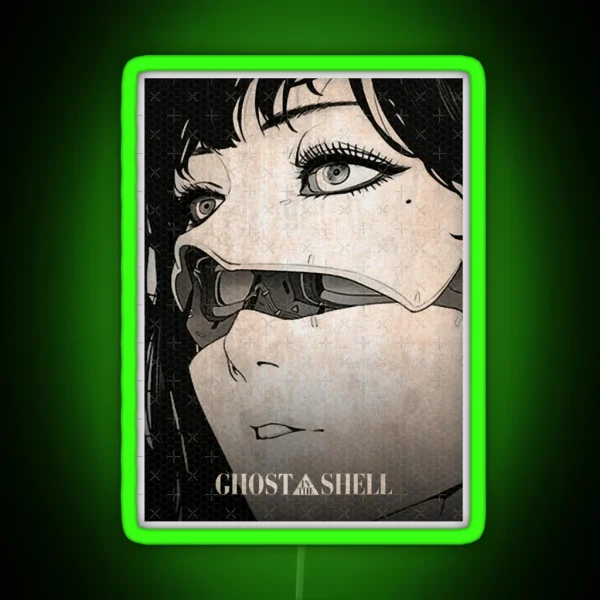 Ghost In The Shell Vintage RGB Neon Sign