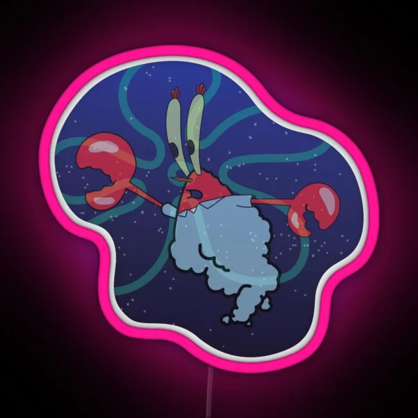 Ghost Krabs RGB Neon Sign