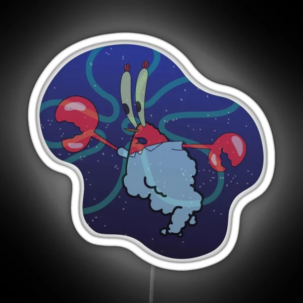 Ghost Krabs RGB Neon Sign