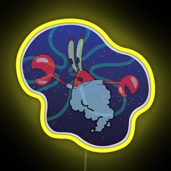Ghost Krabs RGB Neon Sign