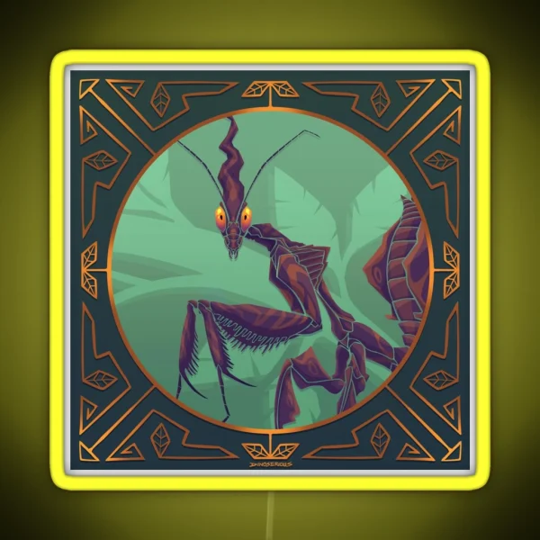 Ghost Mantis RGB Neon Sign