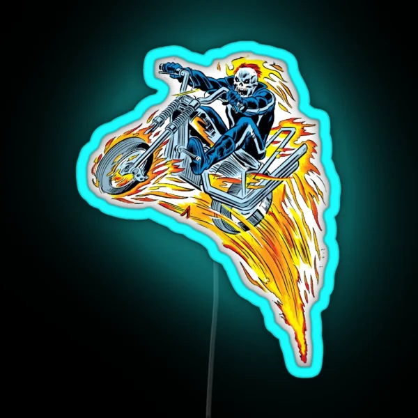 Ghost Rider RGB Neon Sign
