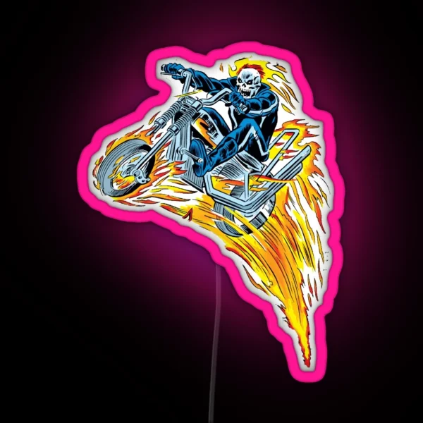 Ghost Rider RGB Neon Sign