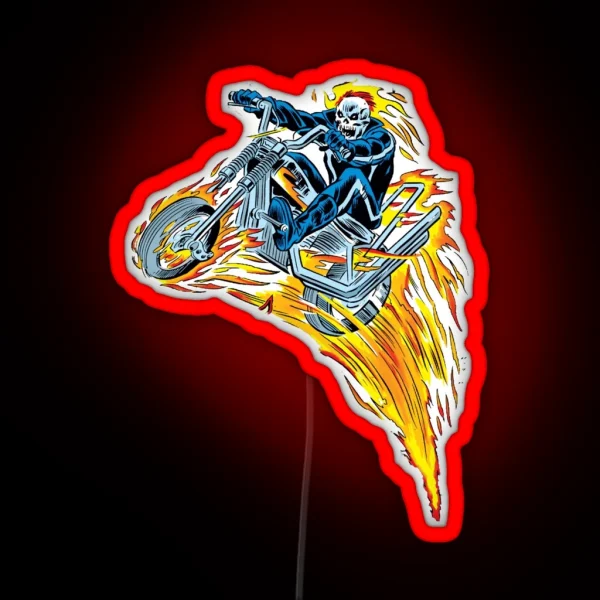 Ghost Rider RGB Neon Sign