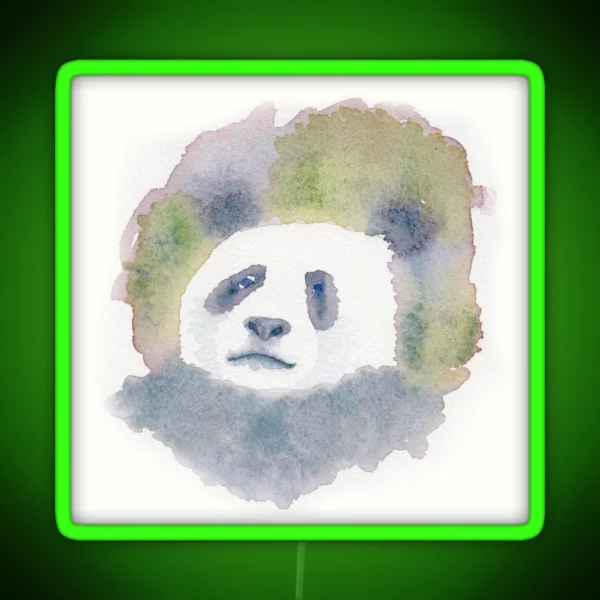 Giant Panda RGB Neon Sign