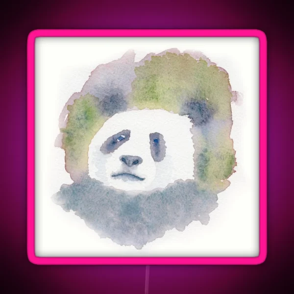 Giant Panda RGB Neon Sign