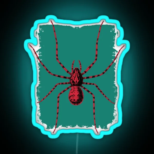 Giant Spooky Spider Halloween Costume RGB Neon Sign