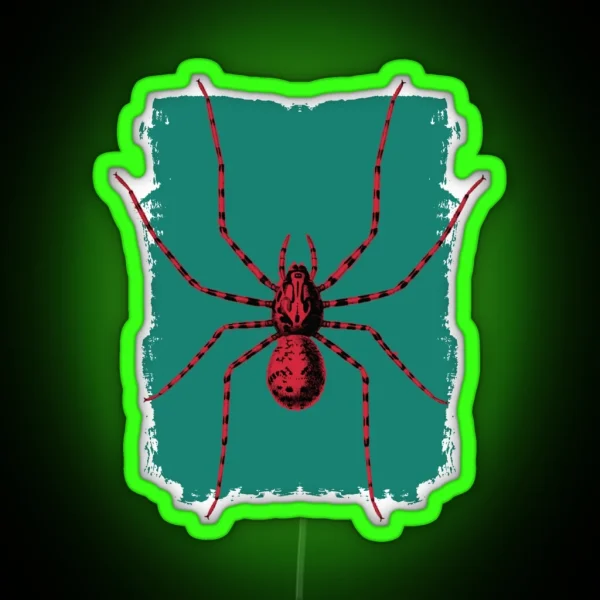 Giant Spooky Spider Halloween Costume RGB Neon Sign