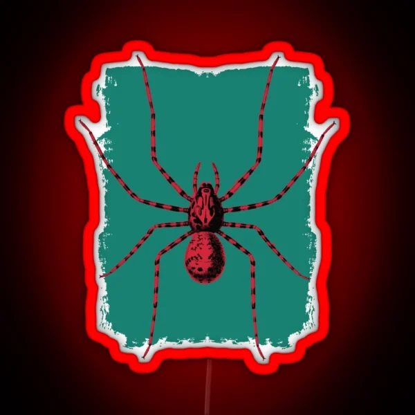 Giant Spooky Spider Halloween Costume RGB Neon Sign