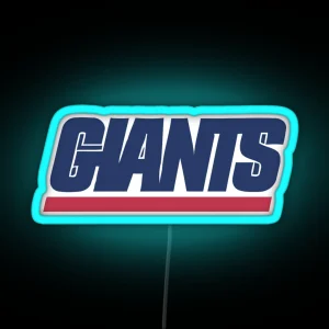 Giants Rugby Sport RGB Neon Sign