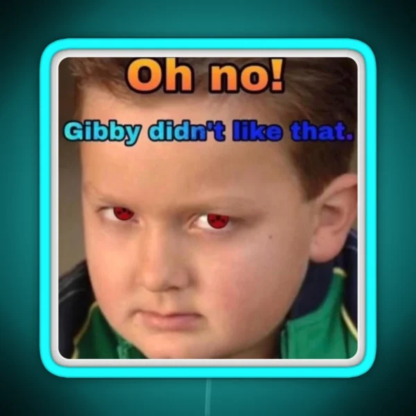 Gibby Icarly RGB Neon Sign