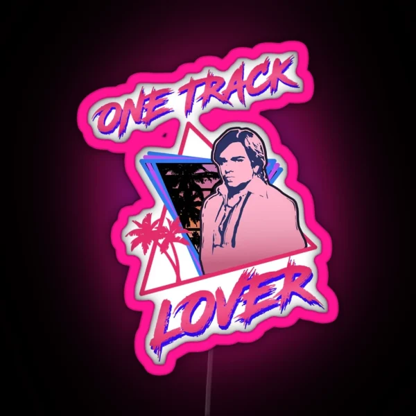 Gift For Everyone Gifts Idea One Track Lover Art RGB Neon Sign