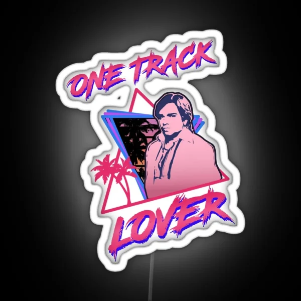Gift For Everyone Gifts Idea One Track Lover Art RGB Neon Sign