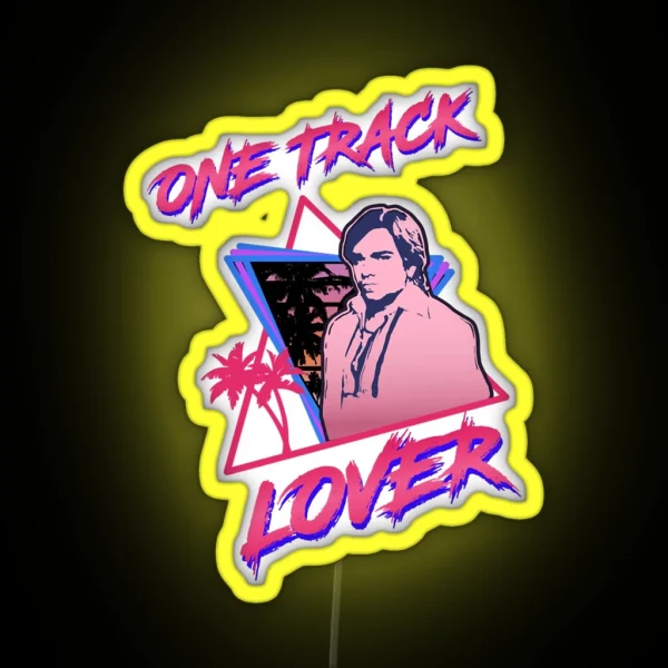 Gift For Everyone Gifts Idea One Track Lover Art RGB Neon Sign