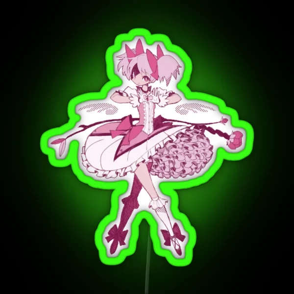 Gift For Men Puella Magi Madoka Magica Retro Vintage RGB Neon Sign