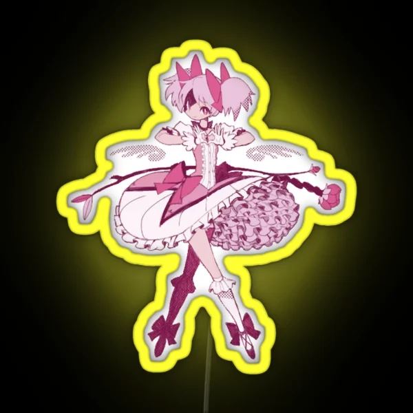 Gift For Men Puella Magi Madoka Magica Retro Vintage RGB Neon Sign