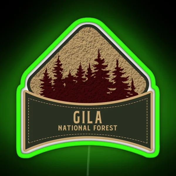Gila National Forest RGB Neon Sign