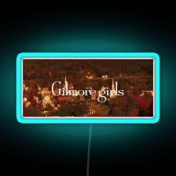 Gilmore Girls Opening Scene Led The Warmth Of Stars RGB Neon Sign
