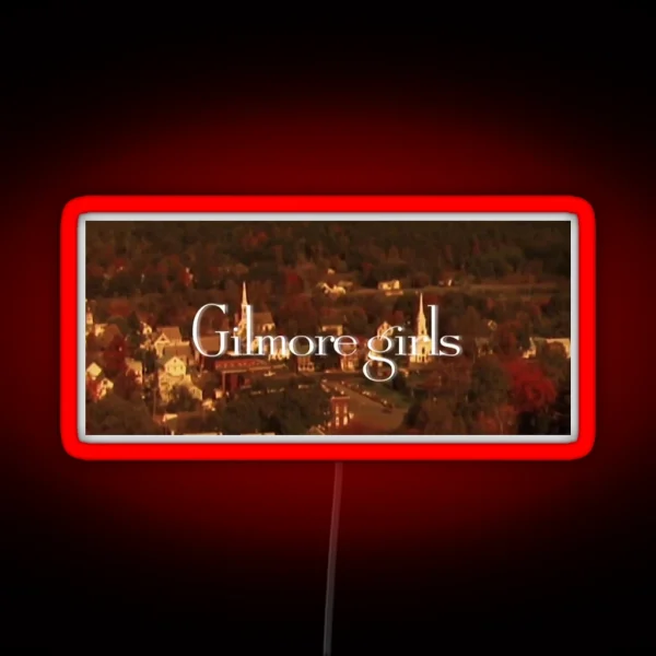 Gilmore Girls Opening Scene Led The Warmth Of Stars RGB Neon Sign