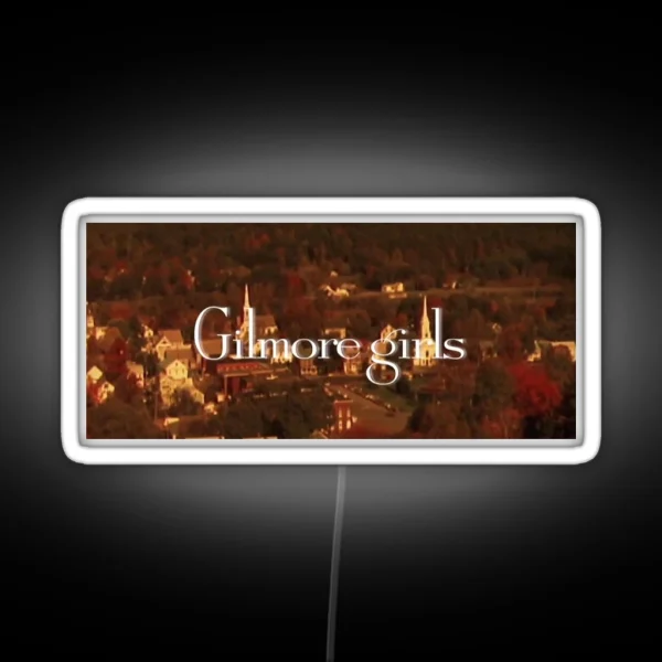 Gilmore Girls Opening Scene Led The Warmth Of Stars RGB Neon Sign