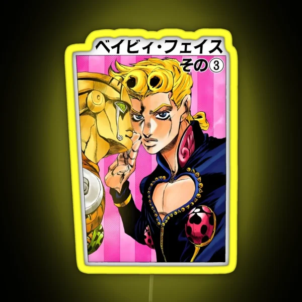 Giojo With His Stand RGB Neon Sign