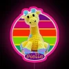 Giraffe Crochet Doll RGB Neon Sign - Image 6
