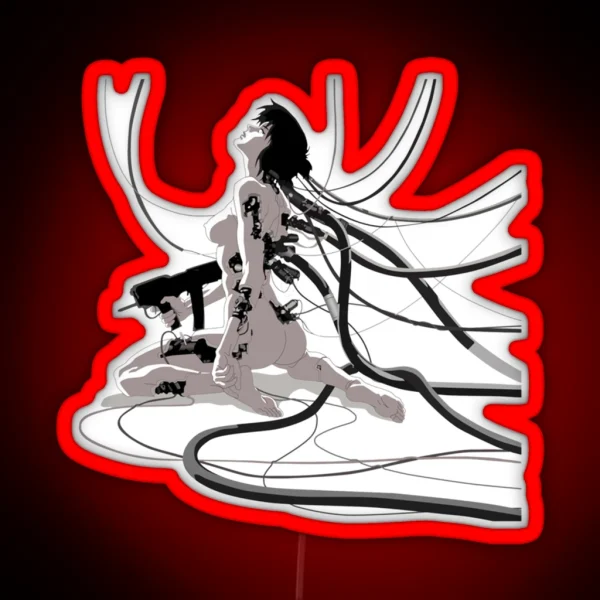 Girl Akira Ghost In Shell Art Essential RGB Neon Sign