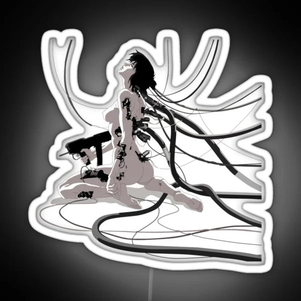 Girl Akira Ghost In Shell Art Essential RGB Neon Sign