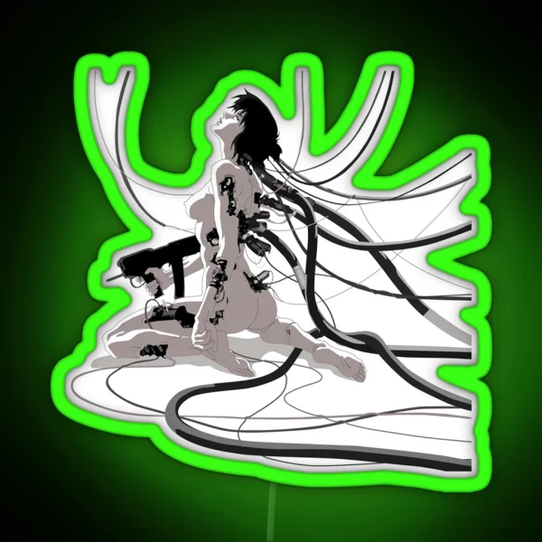 Girl Akira Ghost In Shell Art RGB Neon Sign