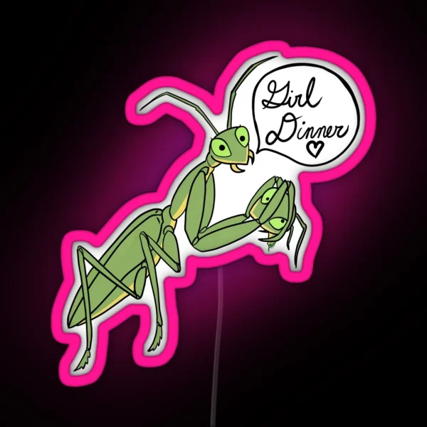 Girl Dinner RGB Neon Sign