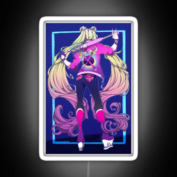 Girl Gang Usagi Serena RGB Neon Sign