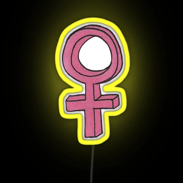 Girl Power RGB Neon Sign