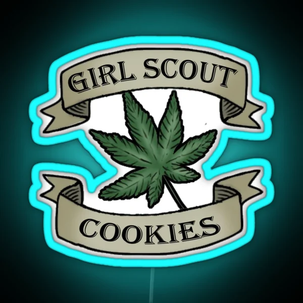 Girl Scout Cookies RGB Neon Sign