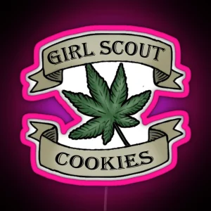 Girl Scout Cookies RGB Neon Sign