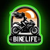 Girls Bike Life Empowering Women Riders RGB Neon Sign - Image 3