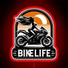 Girls Bike Life Empowering Women Riders RGB Neon Sign