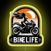 Girls Bike Life Empowering Women Riders RGB Neon Sign - Image 5