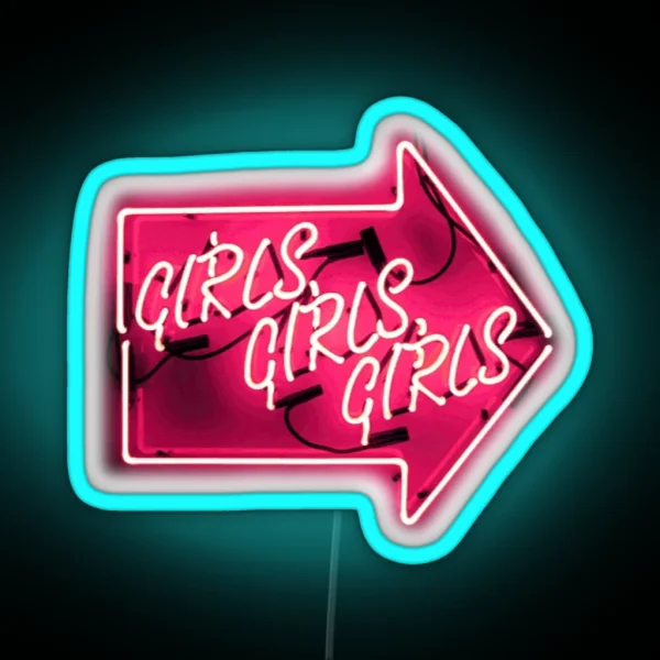 Girls Girls Girls Neon Sign RGB Neon Sign