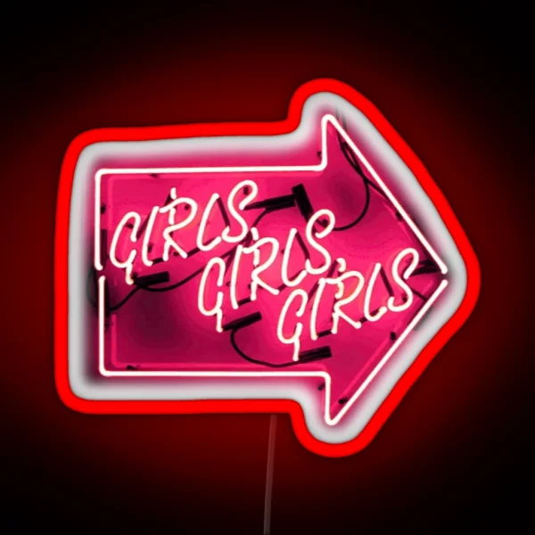 Girls Girls Girls Neon Sign RGB Neon Sign