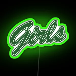 Girls Green RGB Neon Sign