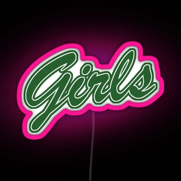 Girls Green RGB Neon Sign