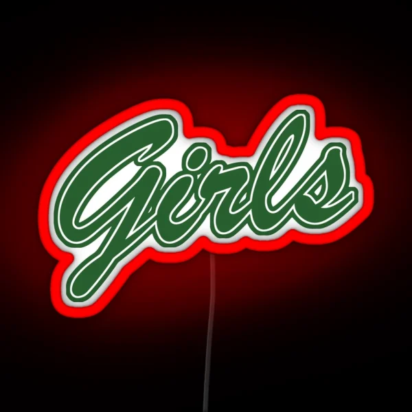 Girls Green RGB Neon Sign