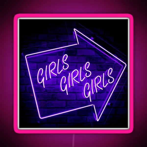 Girls RGB Neon Sign