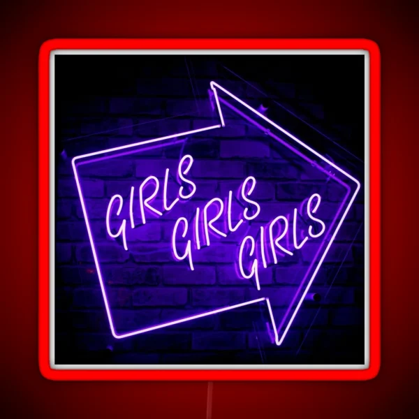 Girls RGB Neon Sign